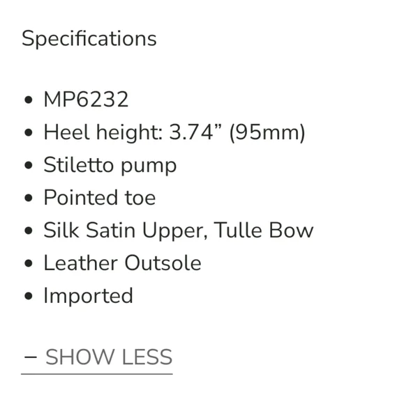 Badgley Mischka Ivory Heels with Tulle Accent - Picture 7 of 7